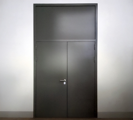 Двупольная дверь с фрамугой Двупольная дверь с фрамугой