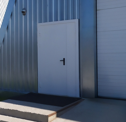 Уличная полуторная дверь