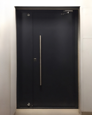 Дверь с ручкой-рейлингом