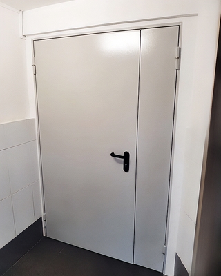 Глухая полуторная противопожарная дверь